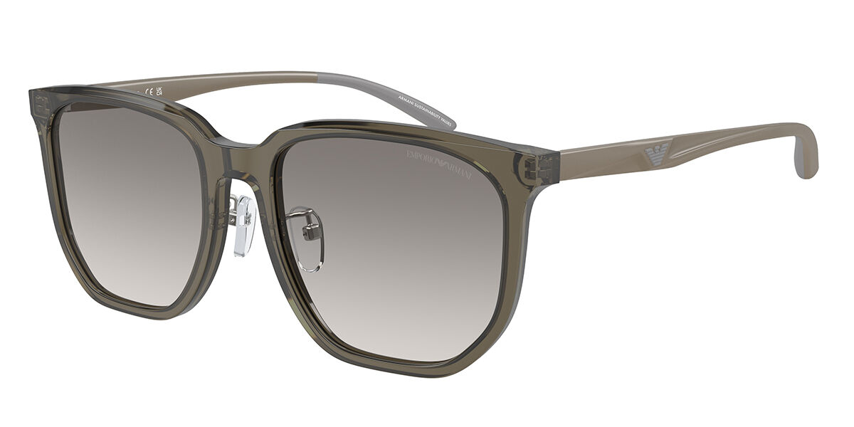 Emporio Armani EA4215D Asian Fit 50296I, Grey frame, Gradient Grey Internal Silver Mirror lenses