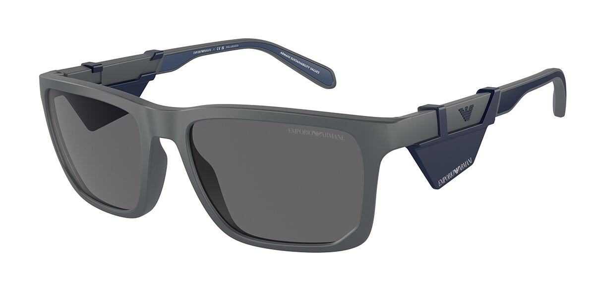 Emporio Armani EA4219 Polarized 610387, Grey frame, Grey Polarized lenses