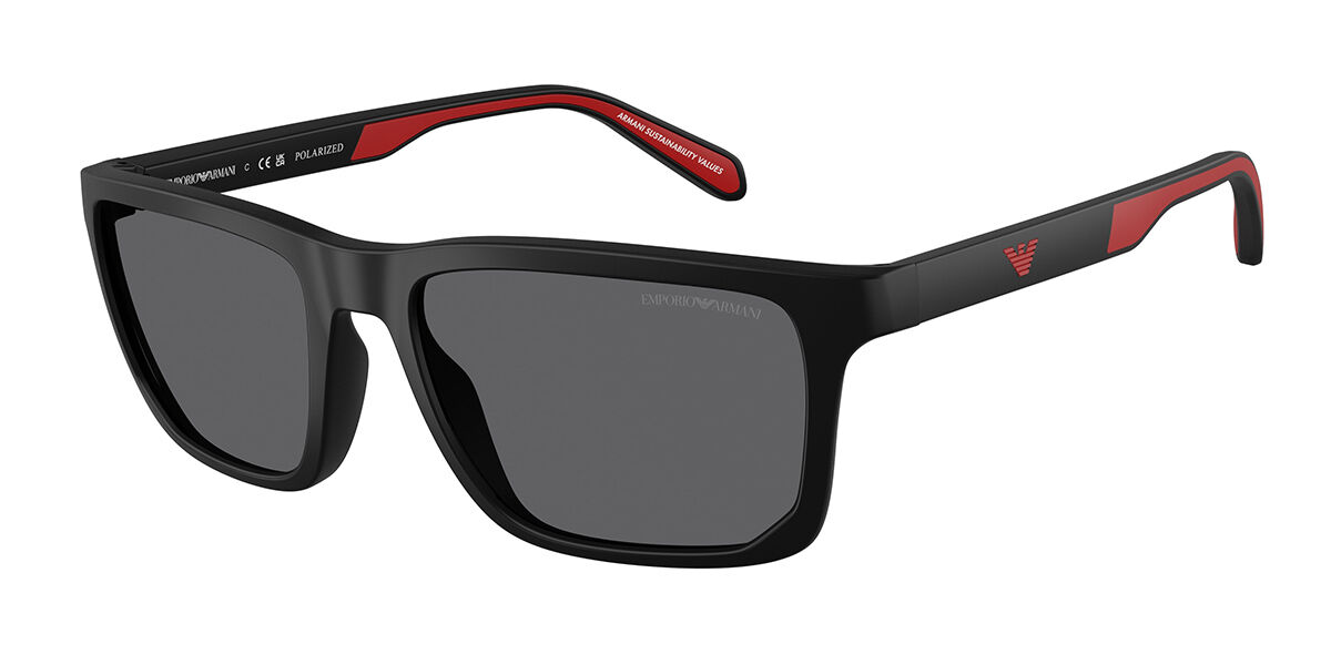 Emporio Armani EA4219 Polarized 5001T3, Black frame, Grey lenses