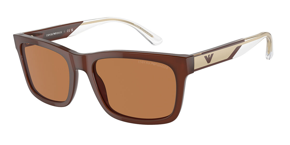 Emporio Armani EA4224 609573, Brown frame, Brown lenses