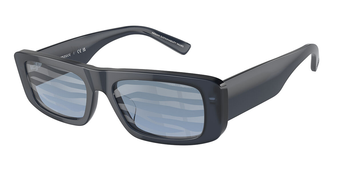 Emporio Armani EA4229U 6120AM, Blue frame, Blue Striped lenses
