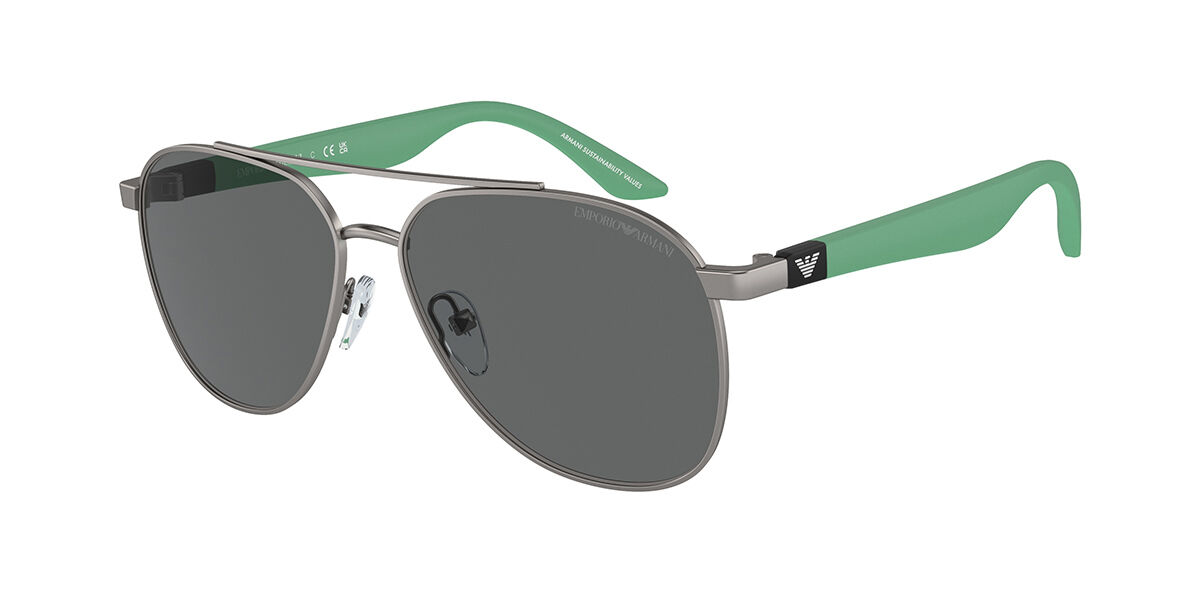 Emporio Armani EK2001 Kids 300387, Gunmetal frame, Dark Grey lenses