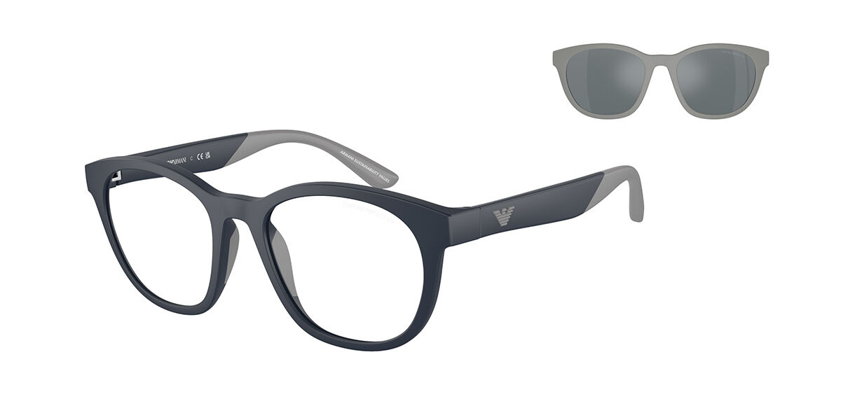 Emporio Armani EK4001 Kids with Clip-On 50881W, Blue frame