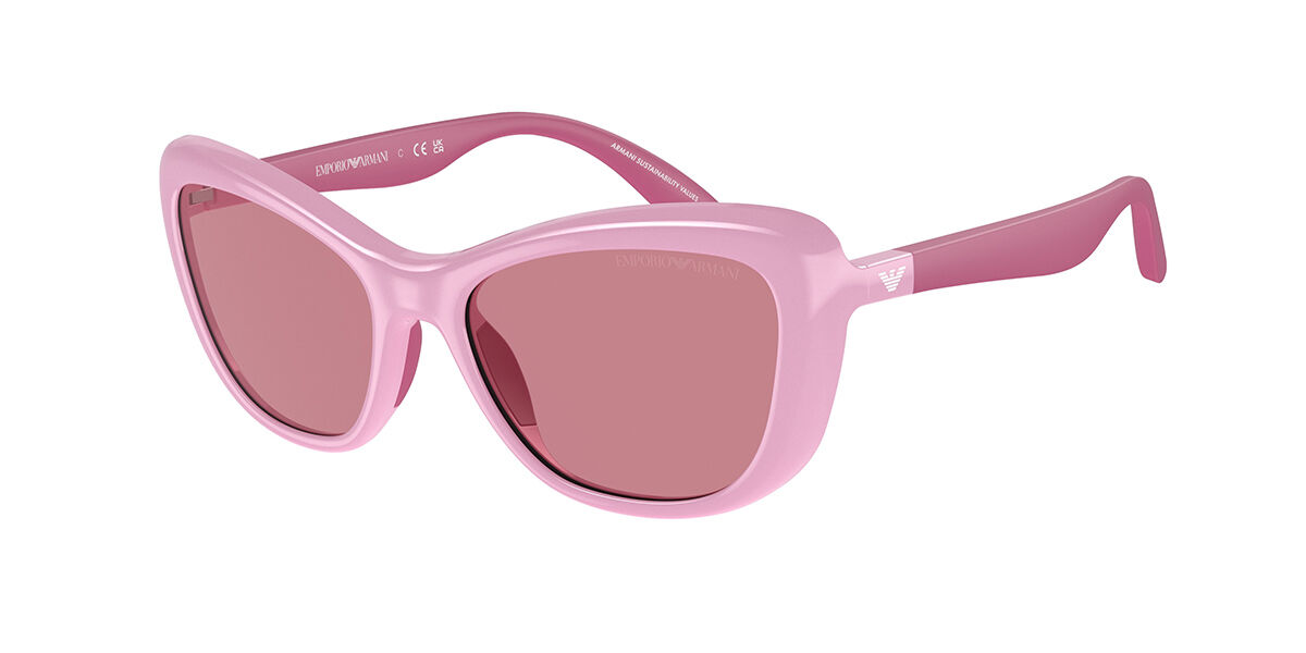 Emporio Armani EK4004 Kids 613069, Pink frame, Dark Violet lenses