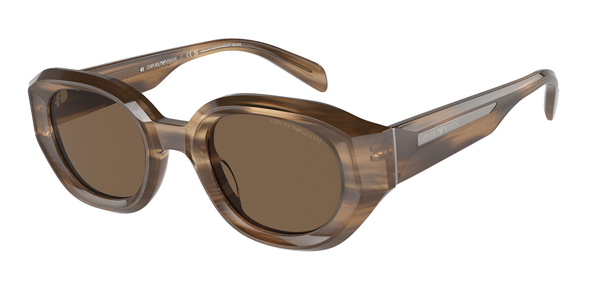 Emporio Armani EA4230U 614973, Brown frame, Dark Brown lenses