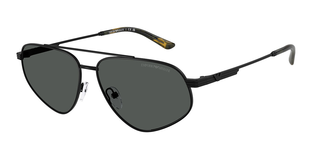 Emporio Armani EA2156 300187, Black frame, Dark Grey lenses