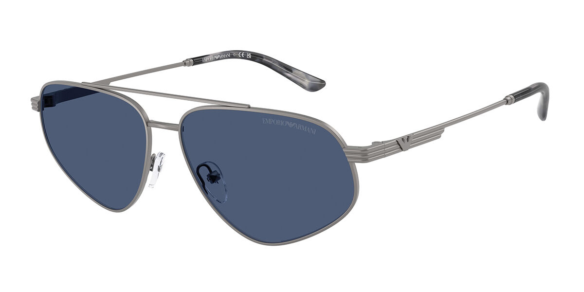 Emporio Armani EA2156 300380, Gunmetal frame, Dark Blue lenses