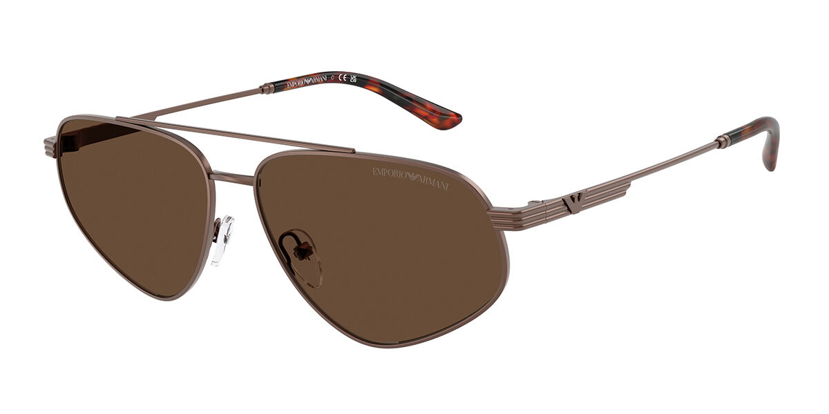 Emporio Armani EA2156 300673, Brown frame, Dark Brown lenses