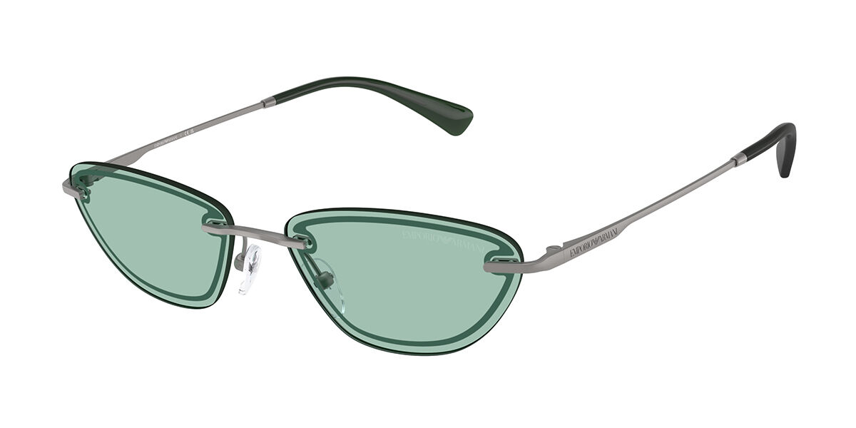 Emporio Armani EA2158 3003/2, Gunmetal frame, Green lenses