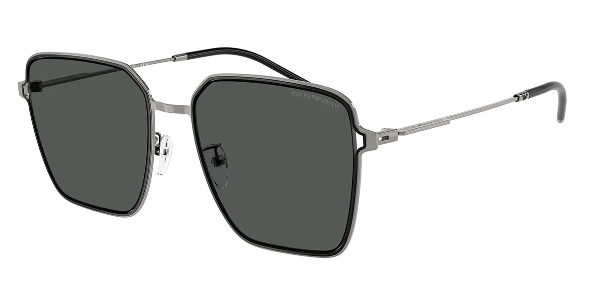 Emporio Armani EA2159D Asian Fit 301487, Black frame, Dark Grey lenses