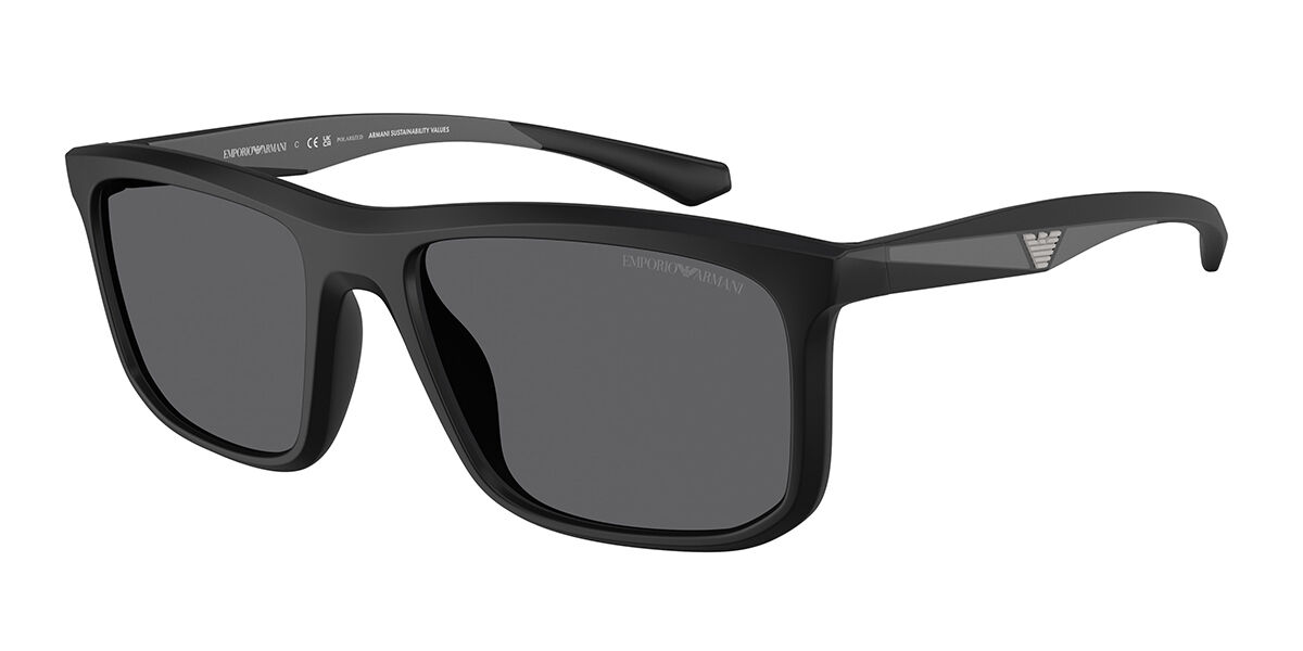 Emporio Armani EA4234U Polarized 5001T3, Black frame, Grey lenses
