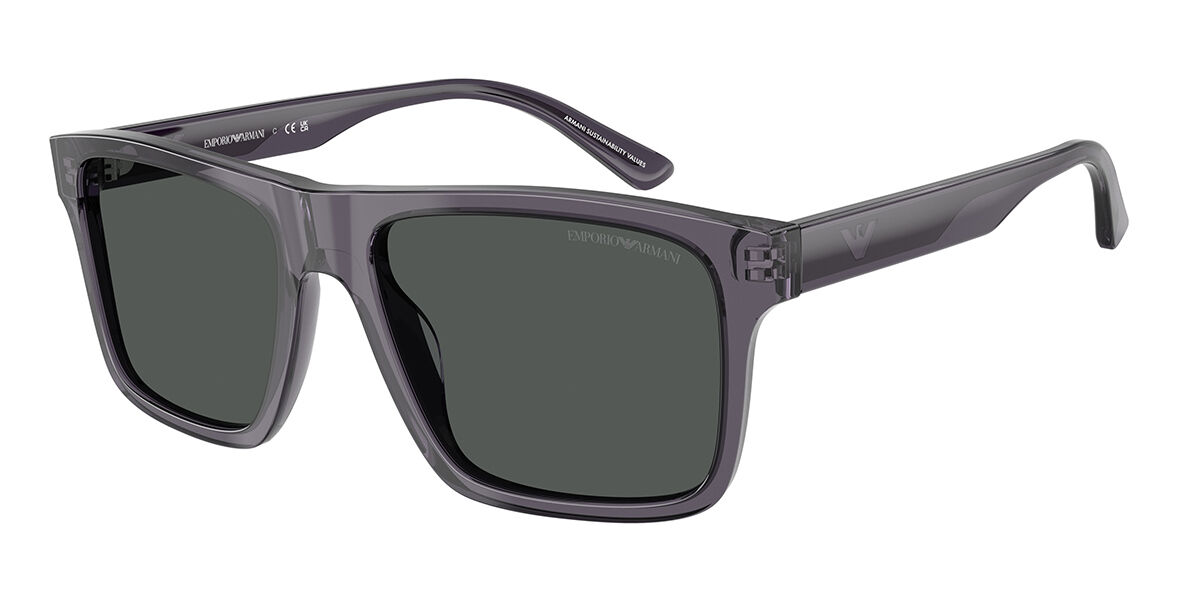 Emporio Armani EA4232F Asian Fit 610687, Grey frame, Smoke Grey lenses