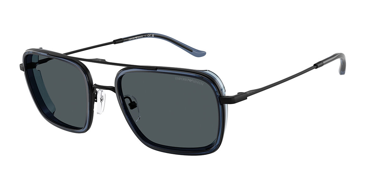Emporio Armani EA2162 300180, Black frame, Blue lenses