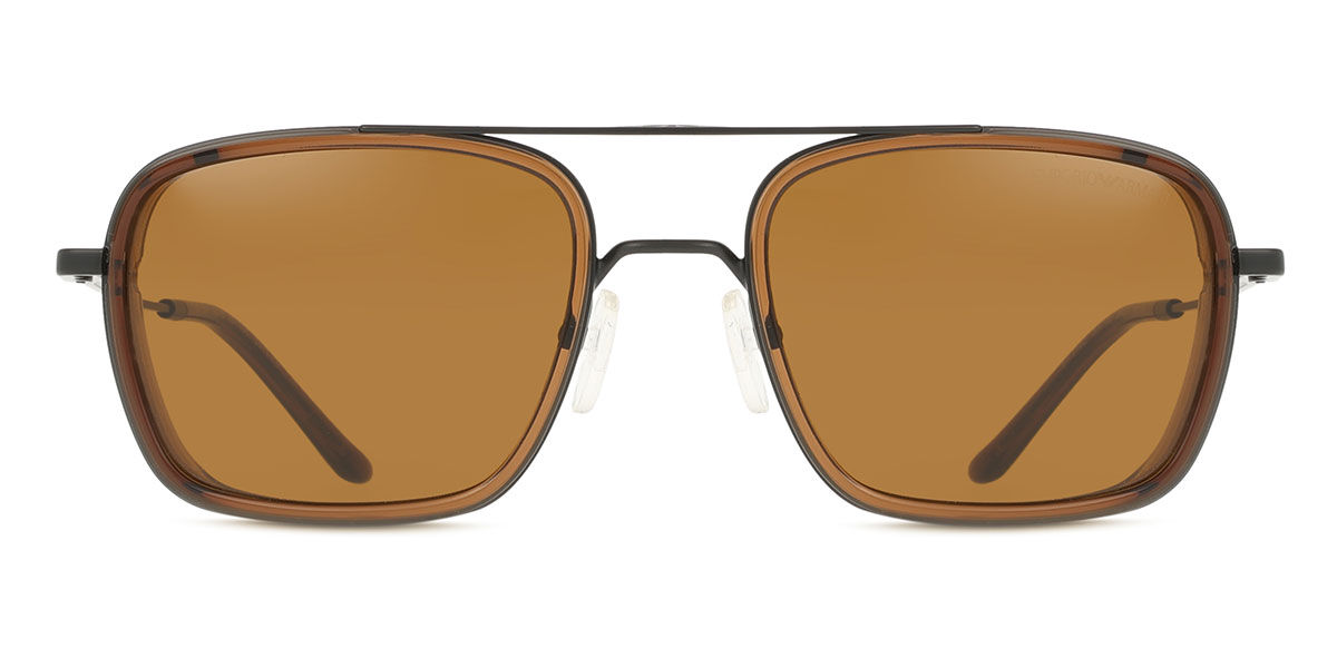 Emporio Armani EA2162 300163, Black frame, Dark Bronze Brown lenses