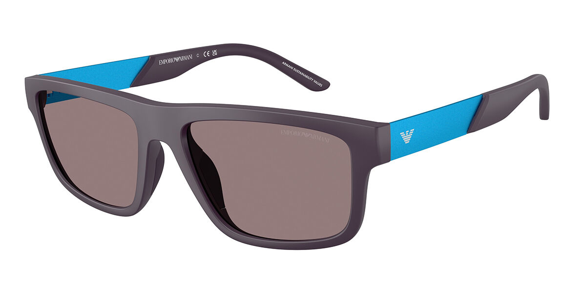 Emporio Armani EA4244U 62427N, Purple frame, Violet Brown lenses