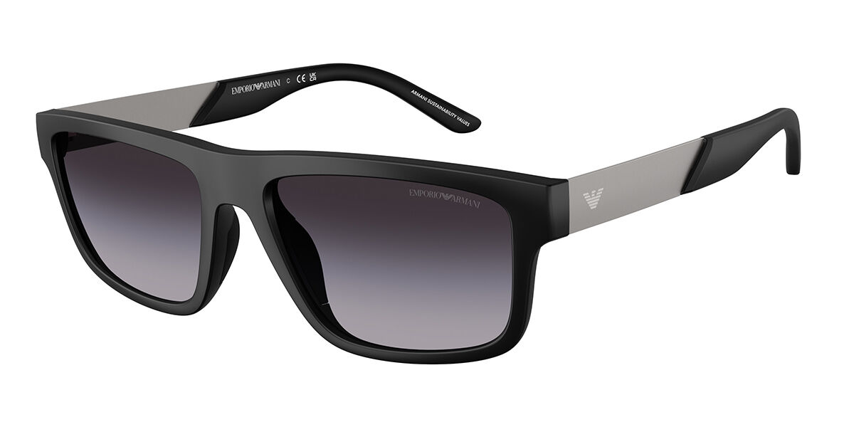 Emporio Armani EA4244U 50018G, Black frame, Gradient Grey lenses