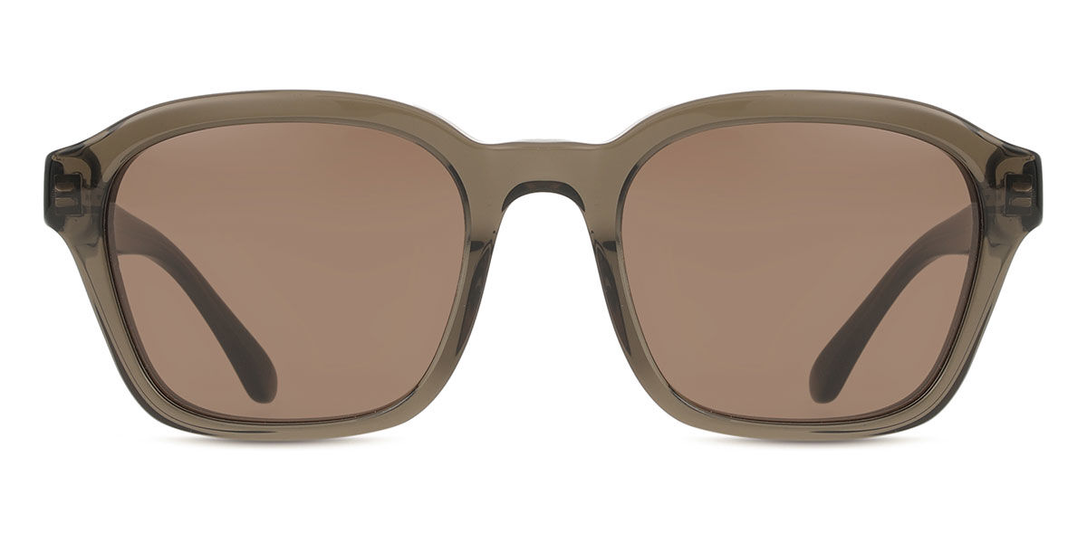 Emporio Armani EA4245U 624973, Grey frame, Dark Brown lenses