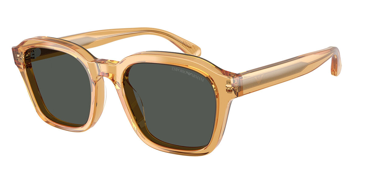 Emporio Armani EA4245U 624687, Yellow frame, Dark Grey lenses