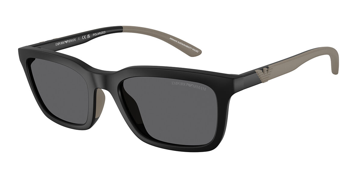 Emporio Armani EA4249U Polarized 500181, Black frame, Grey lenses