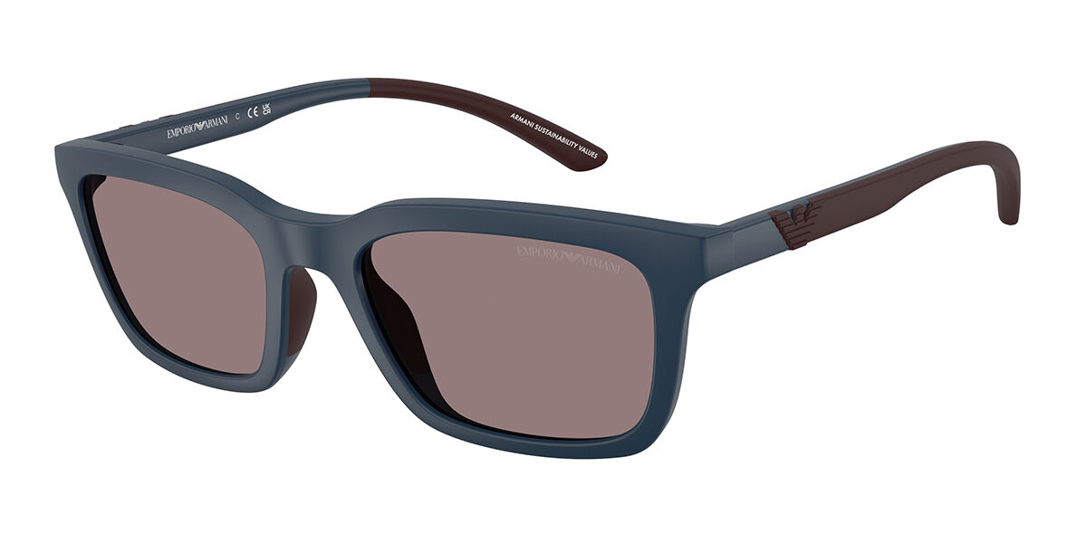 Emporio Armani EA4249U 62607N, Blue frame, Dark Violet lenses