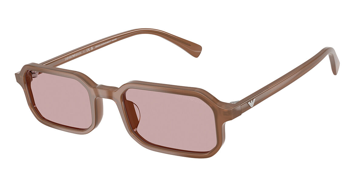 Emporio Armani EA4253U 627173, Brown frame, Pink lenses