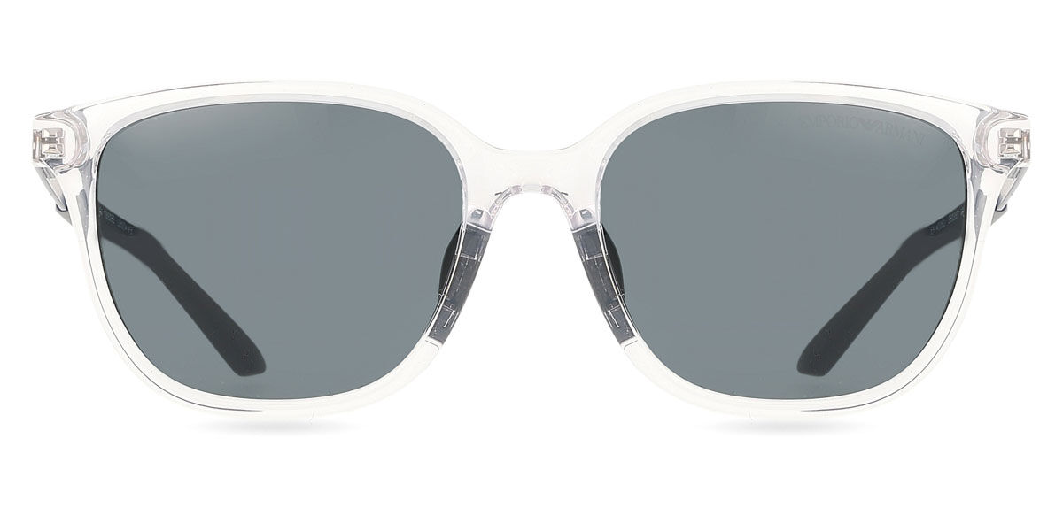 Emporio Armani EK4006U Kids 589387, Clear frame, Dark Grey lenses