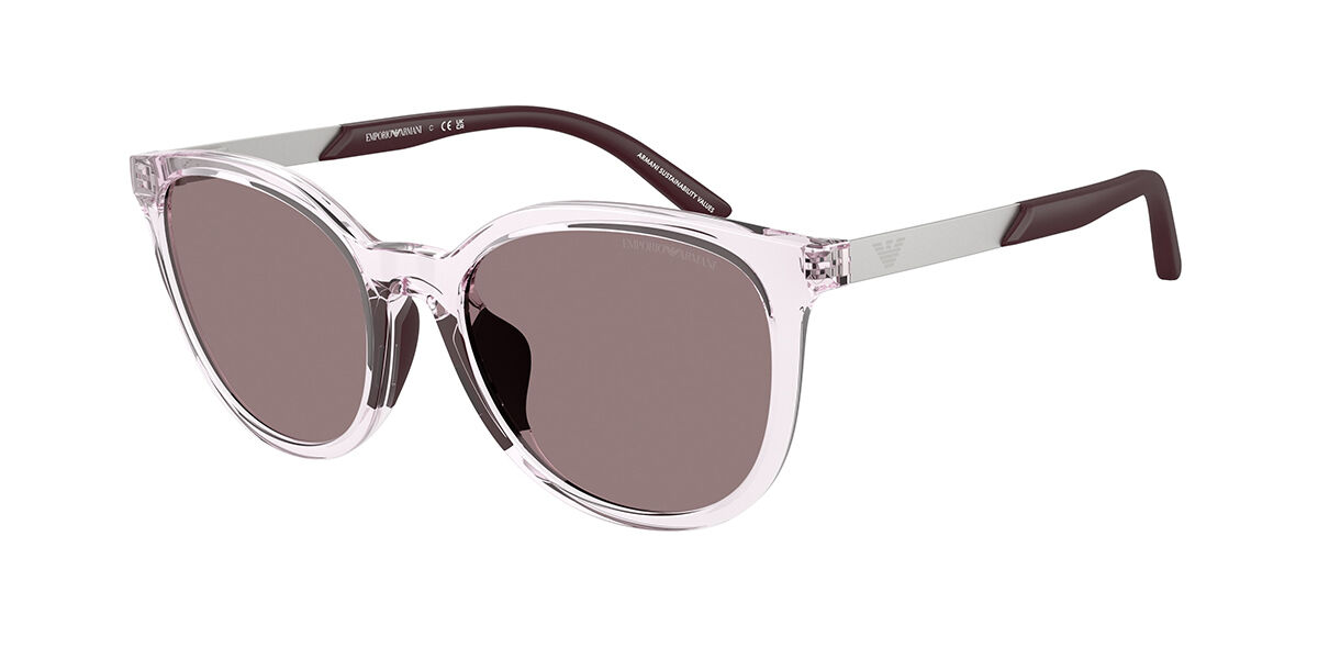 Emporio Armani EK4007U Kids 61397N, Pink frame, Dark Violet lenses