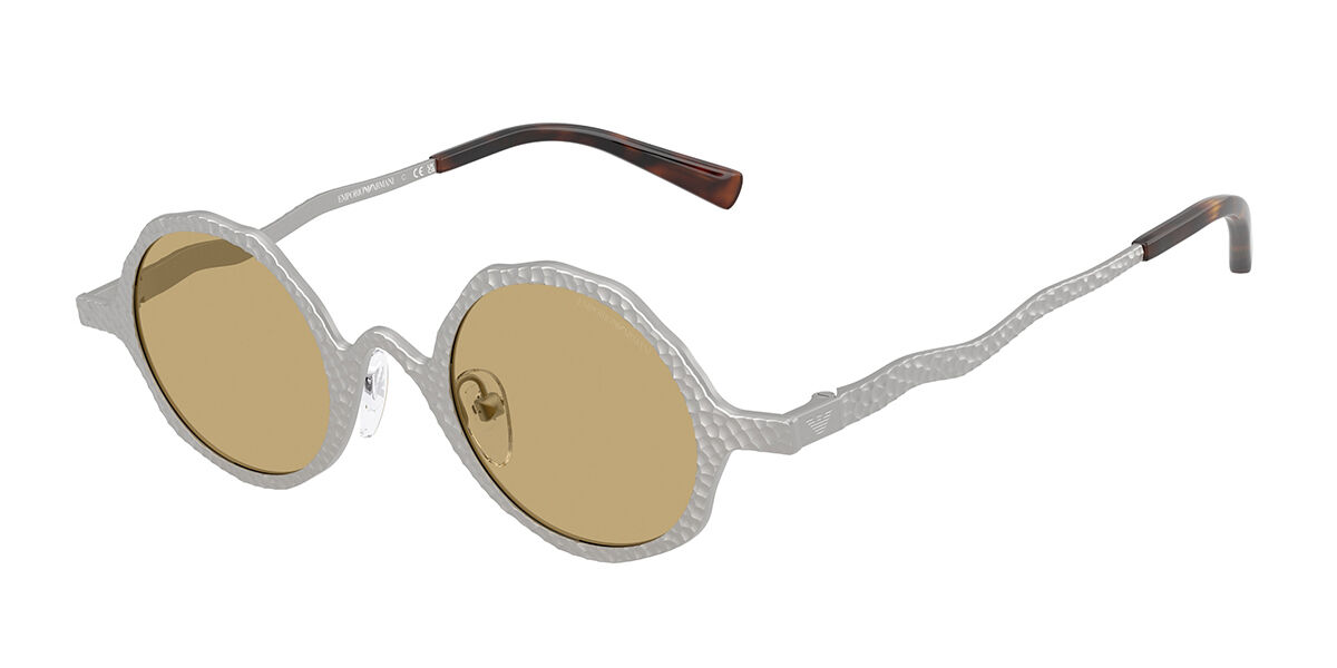 Emporio Armani EA2166 3015/2, Silver frame, Green lenses