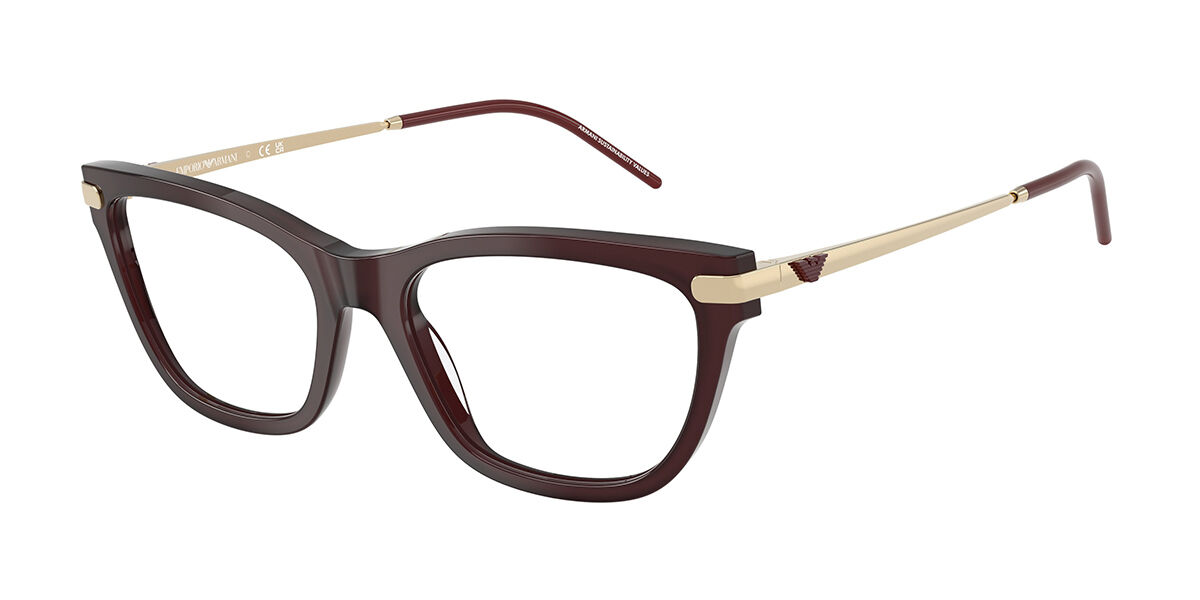 Emporio Armani EA3262F Asian Fit 6265, Burgundy frame