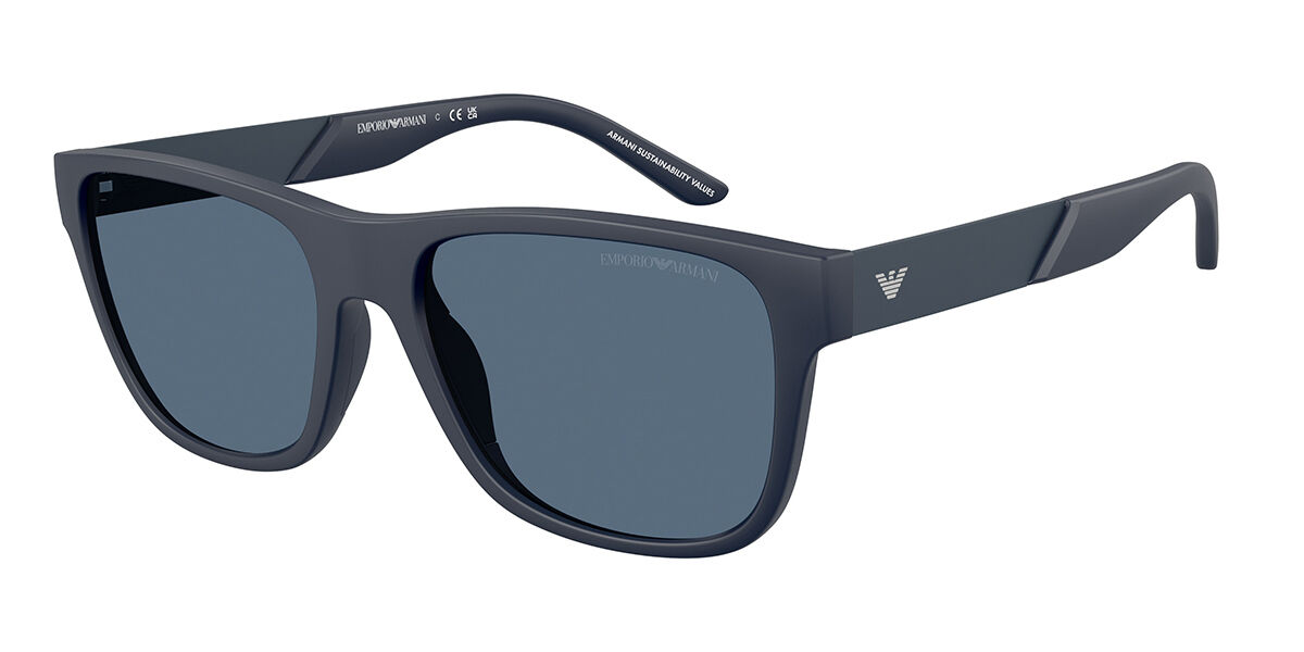 Emporio Armani EA4243F Asian Fit 624480, Blue frame, Dark Blue lenses