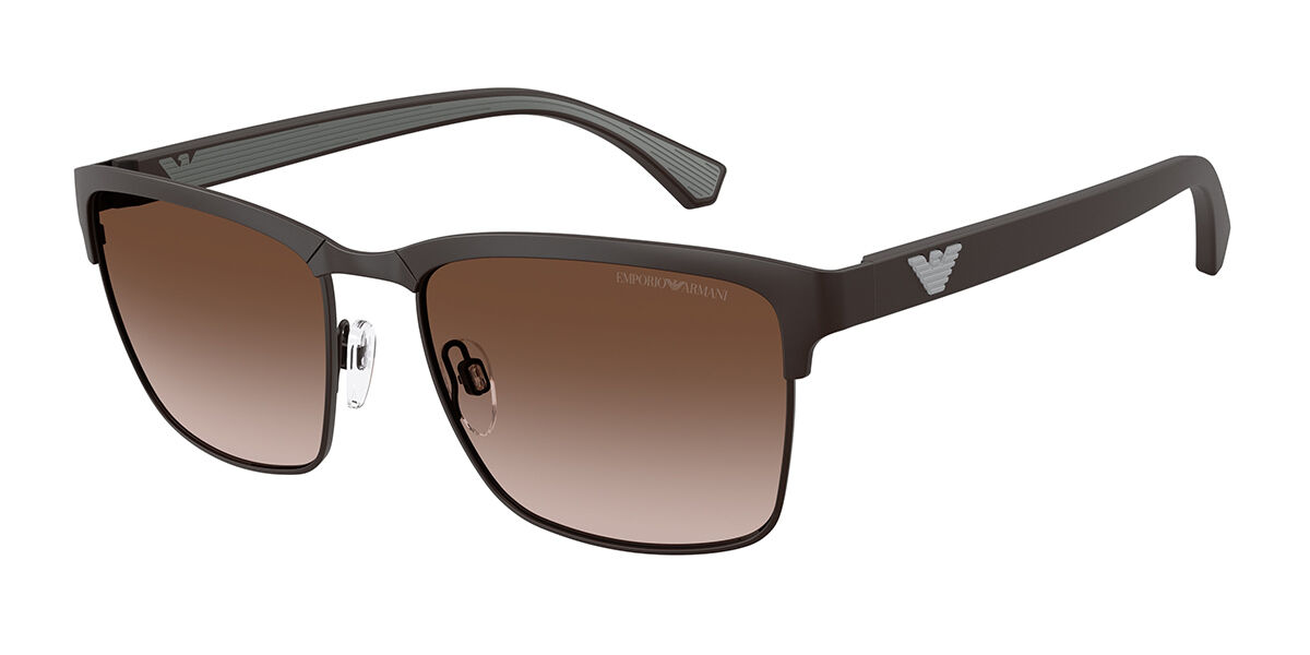 Emporio Armani EA2087 339013, Brown frame, Gradient Brown lenses