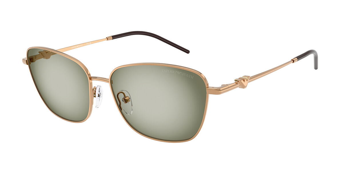 Emporio Armani EA2170 342713, Brown frame, Gradient Green lenses