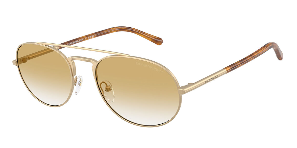Emporio Armani EA2171 30022Q, Gold frame, Transparent Gradient Yellow lenses