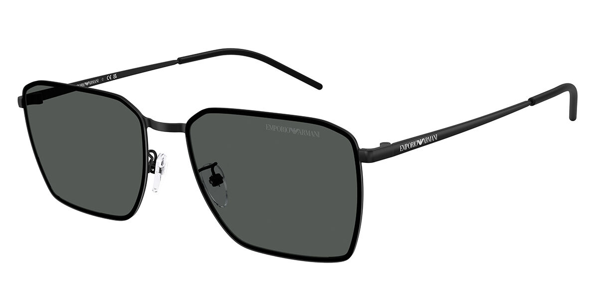Emporio Armani EA2172D Asian Fit 300187, Black frame, Dark Grey lenses