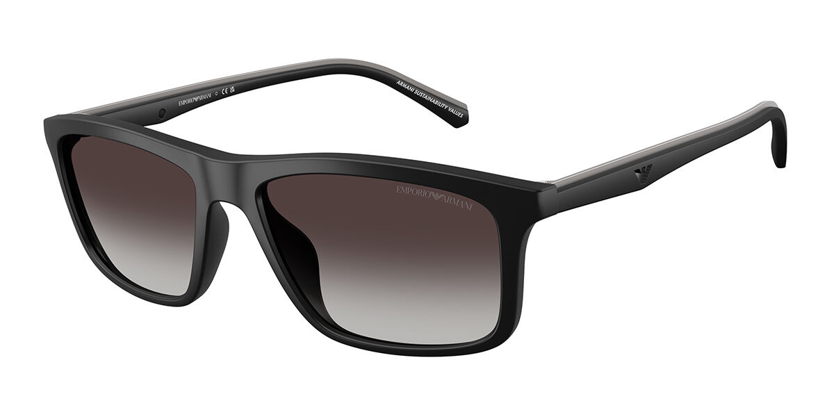 Emporio Armani EA4257U 50018G, Black frame, Gradient Grey lenses