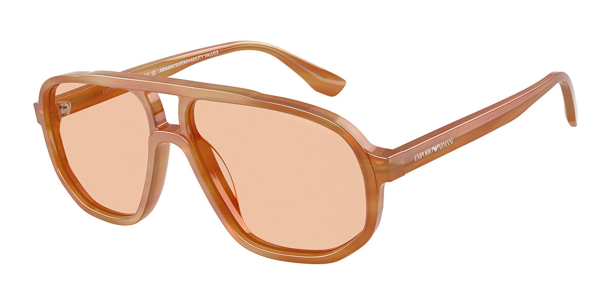Emporio Armani EA4263U 632873, Brown frame, Light Brown lenses