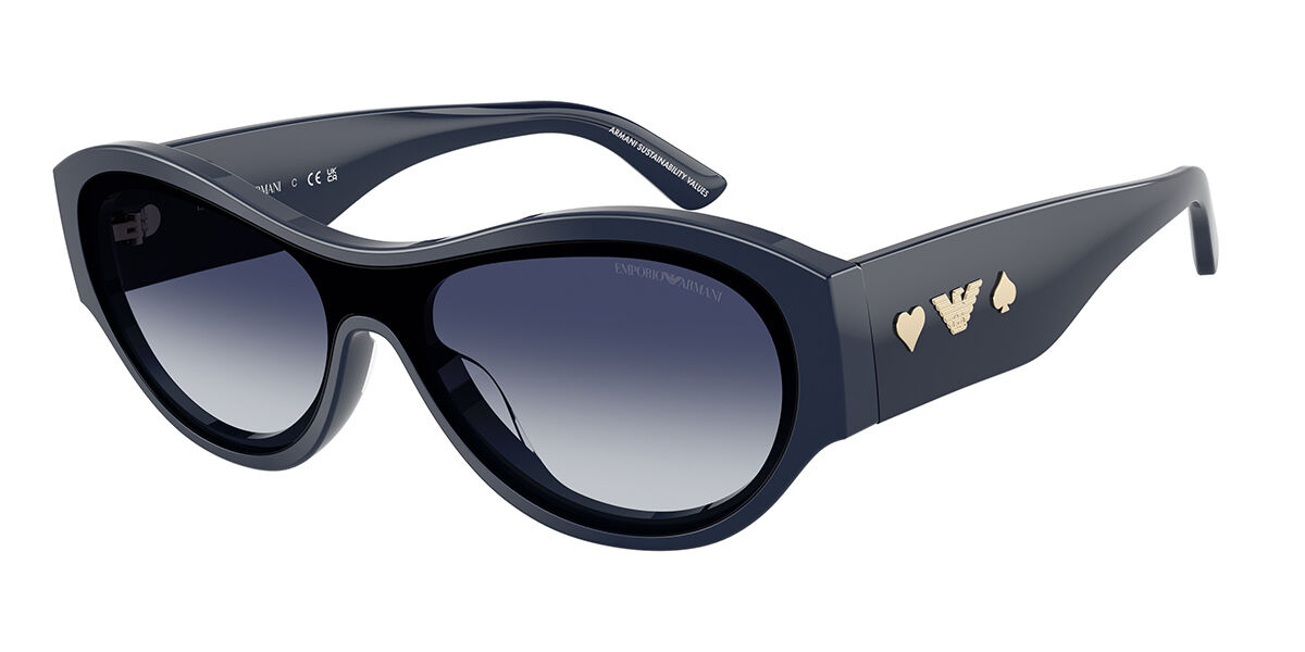 Emporio Armani EA4265U 60398S, Blue frame, Blue Gradient Grey lenses