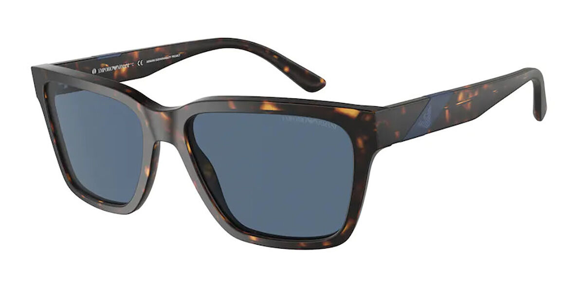Emporio Armani EA4177 500280, Tortoiseshell frame, Blue lenses
