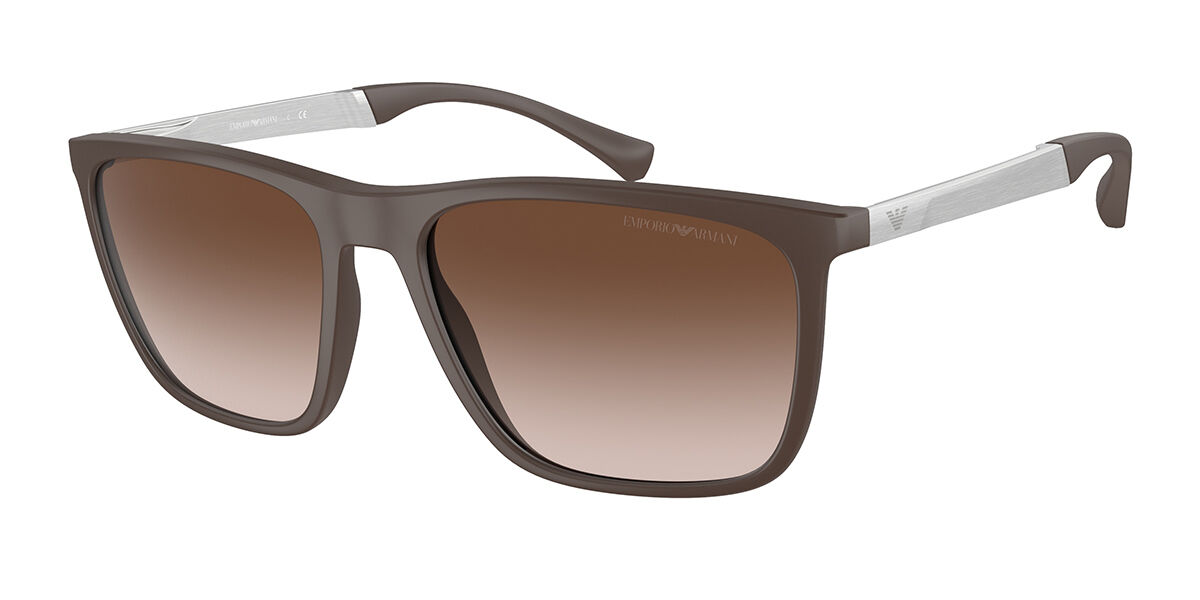 Emporio Armani EA4150 534213, Brown frame, Gradient Brown lenses