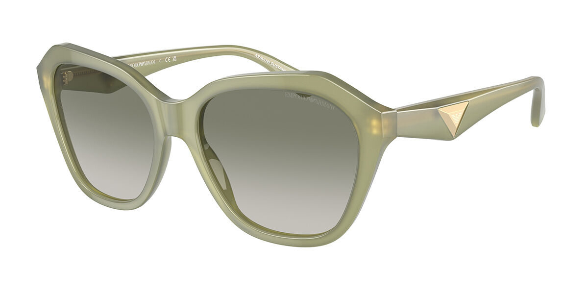 Emporio Armani EA4221 61168E, Green frame, Gradient Green lenses