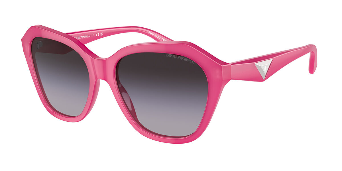 Emporio Armani EA4221 61188G, Pink frame, Gradient Grey lenses
