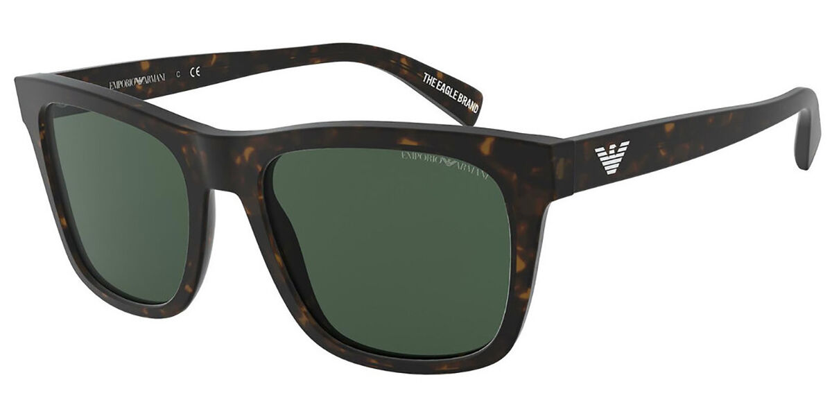Emporio Armani EA4142 508971, Tortoiseshell frame, Green lenses