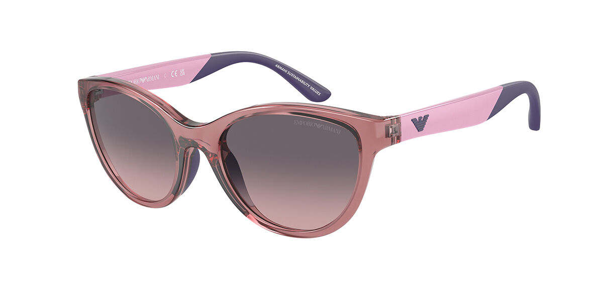 Emporio Armani EK4003F Asian Fit Kids 537646, Purple frame, Pink Gradient Grey lenses