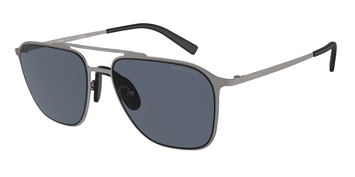 Giorgio Armani AR6110 300387, Gunmetal frame, Dark Grey lenses