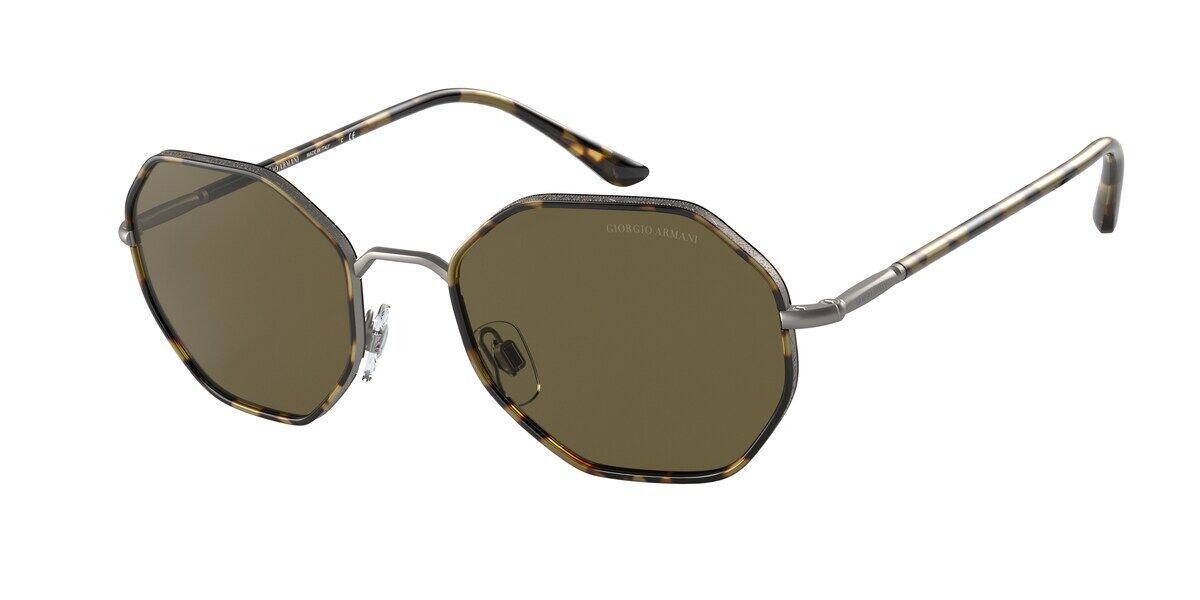 Giorgio Armani AR6112J Asian Fit 300373, Grey frame, Dark Brown lenses