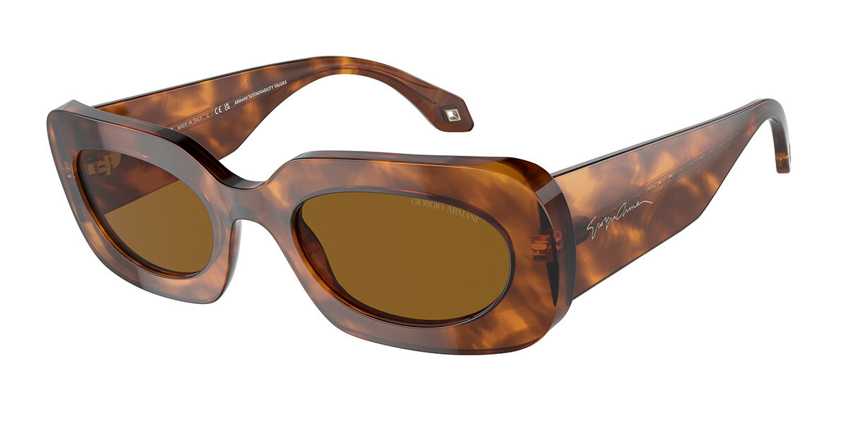 Giorgio Armani AR8182 598833, Tortoiseshell frame, Brown lenses