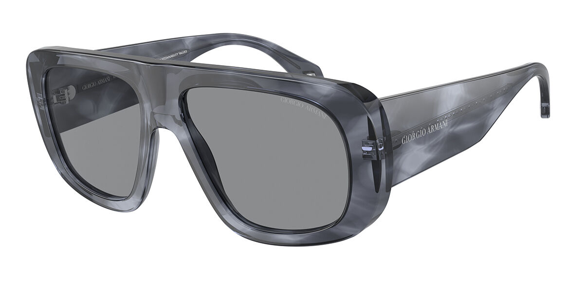 Giorgio Armani AR8183 598602, Blue frame, White Grey lenses