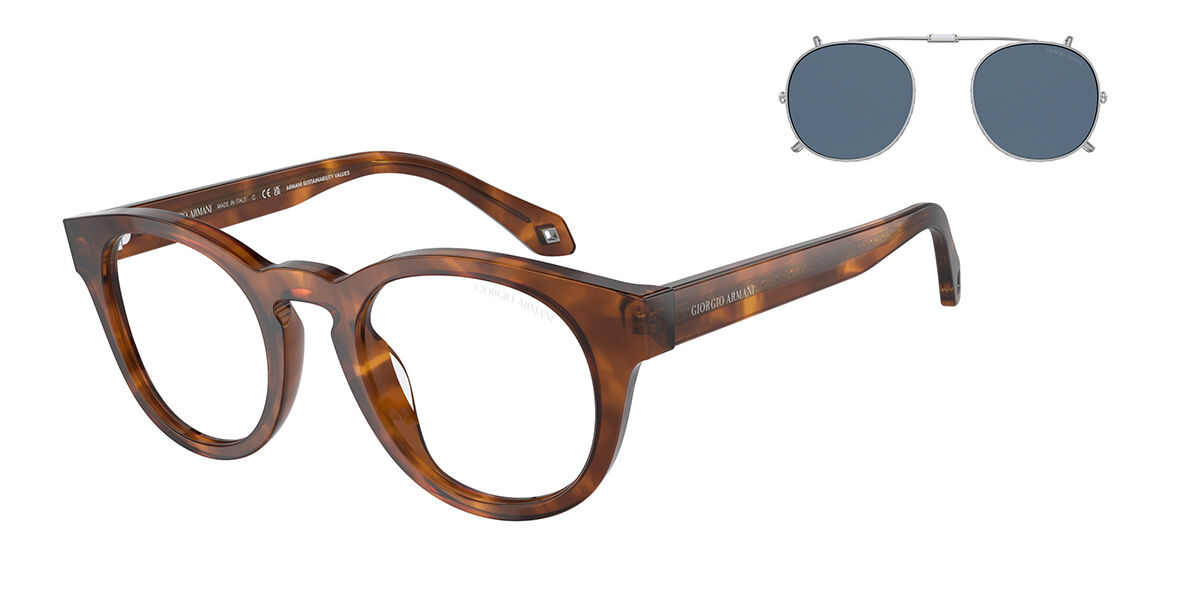 Giorgio Armani AR8190U with Clip-on 59881W, Tortoiseshell frame