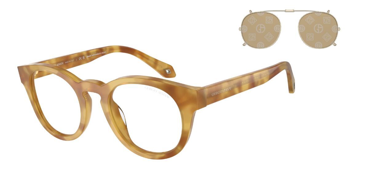 Giorgio Armani AR8190U with Clip-on 59791W, Tortoiseshell frame