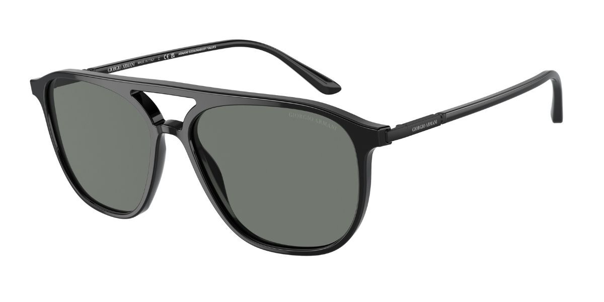 Giorgio Armani AR8179F Asian Fit 5001/1, Black frame, Grey lenses